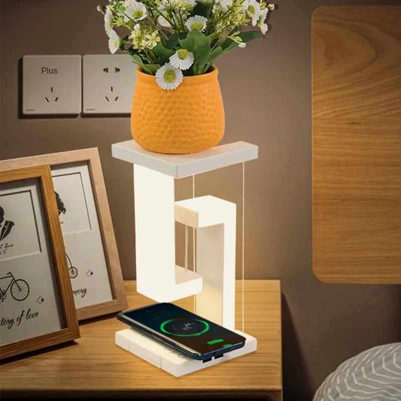 Floating Lamp Balance Smartphone Wireless Charging
