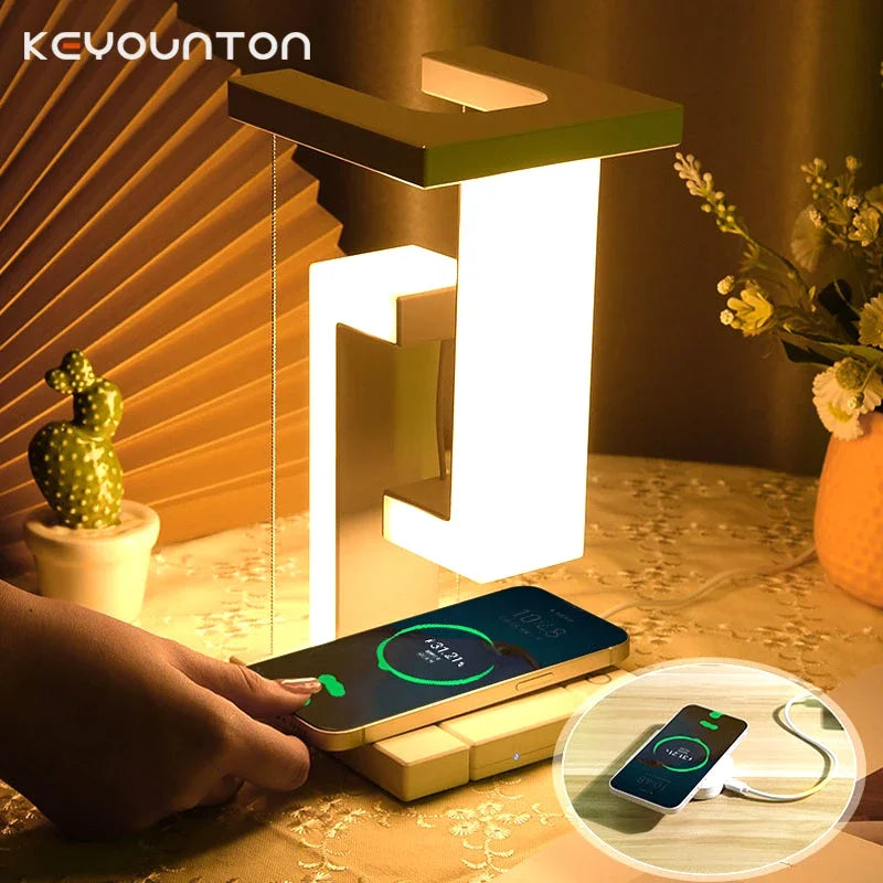 Floating Lamp Balance Smartphone Wireless Charging